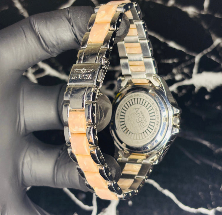 Pink Sapphire Zircons Bezel Premium watch