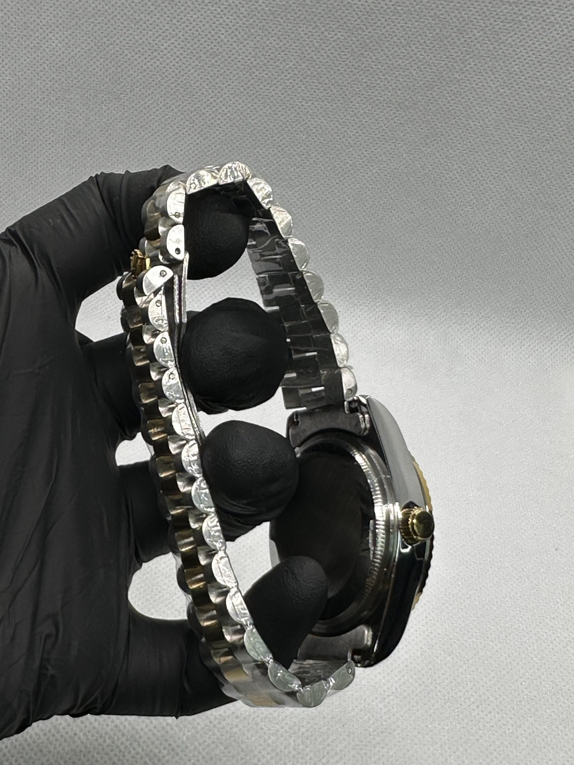 Rollie Oyster Perpetual Stainless Steel Black Dial Silver