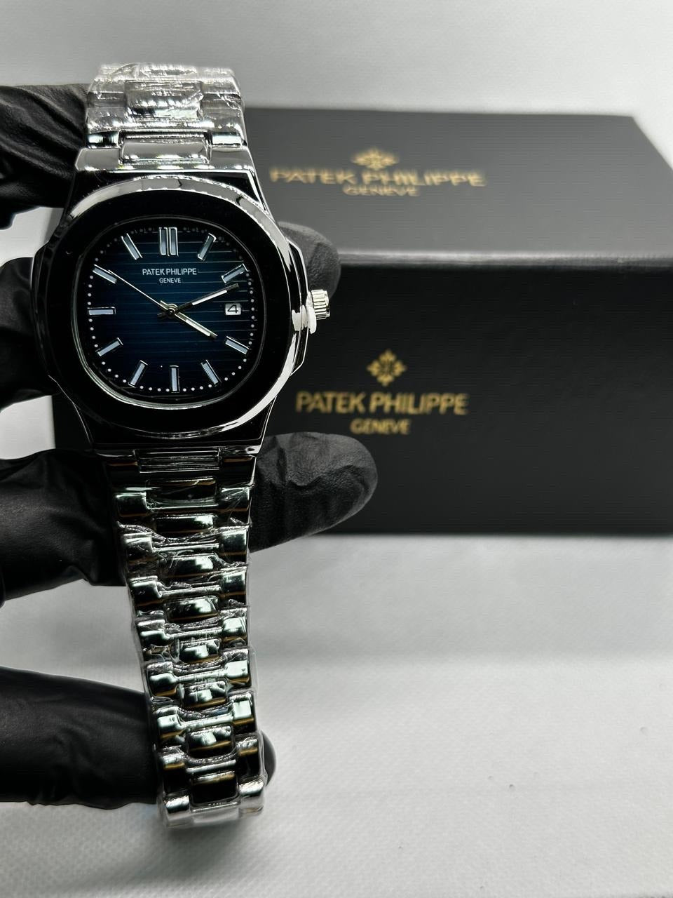 Patek Phillpe Geneve Silver Blue
