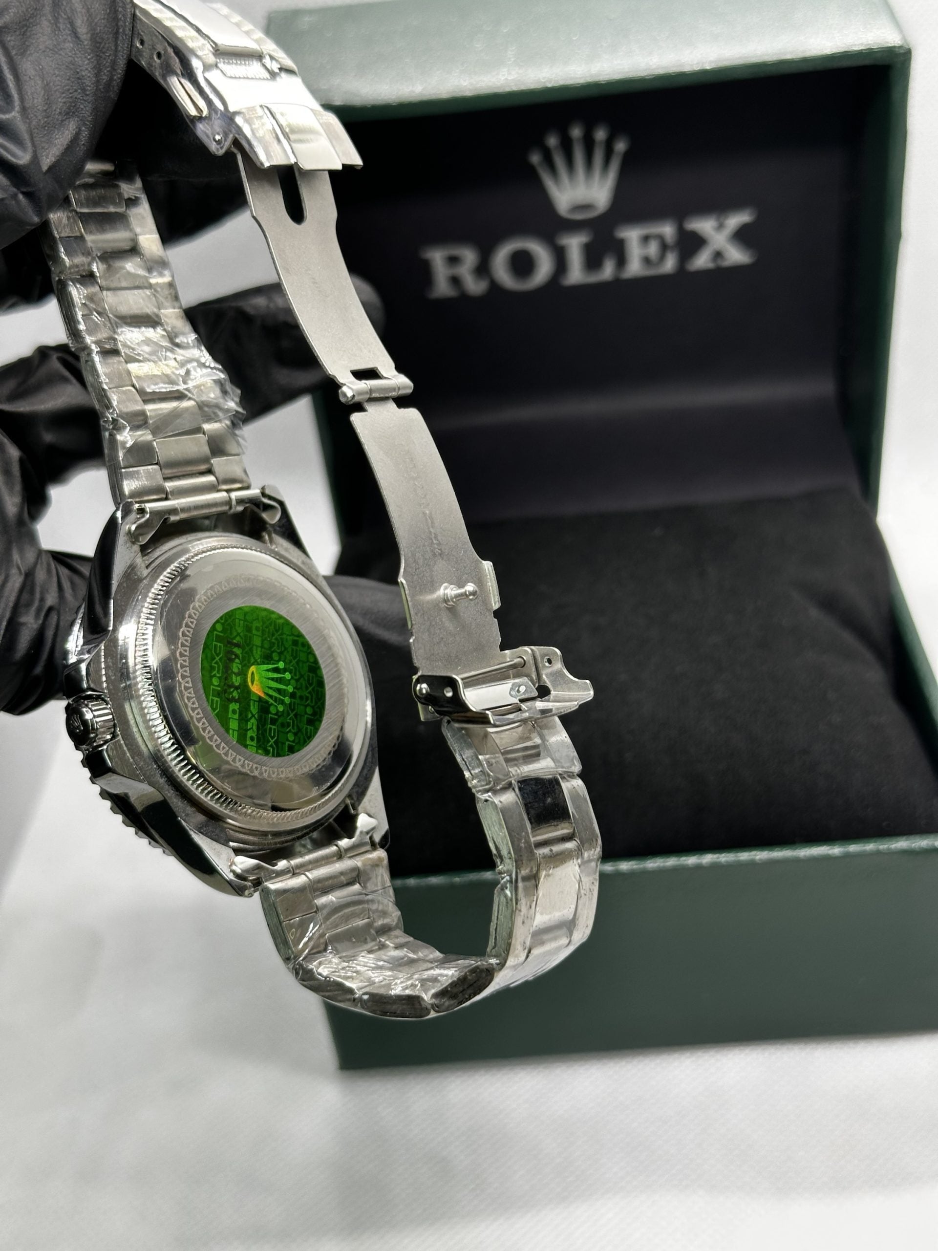 Rollie Submariner Silver Black