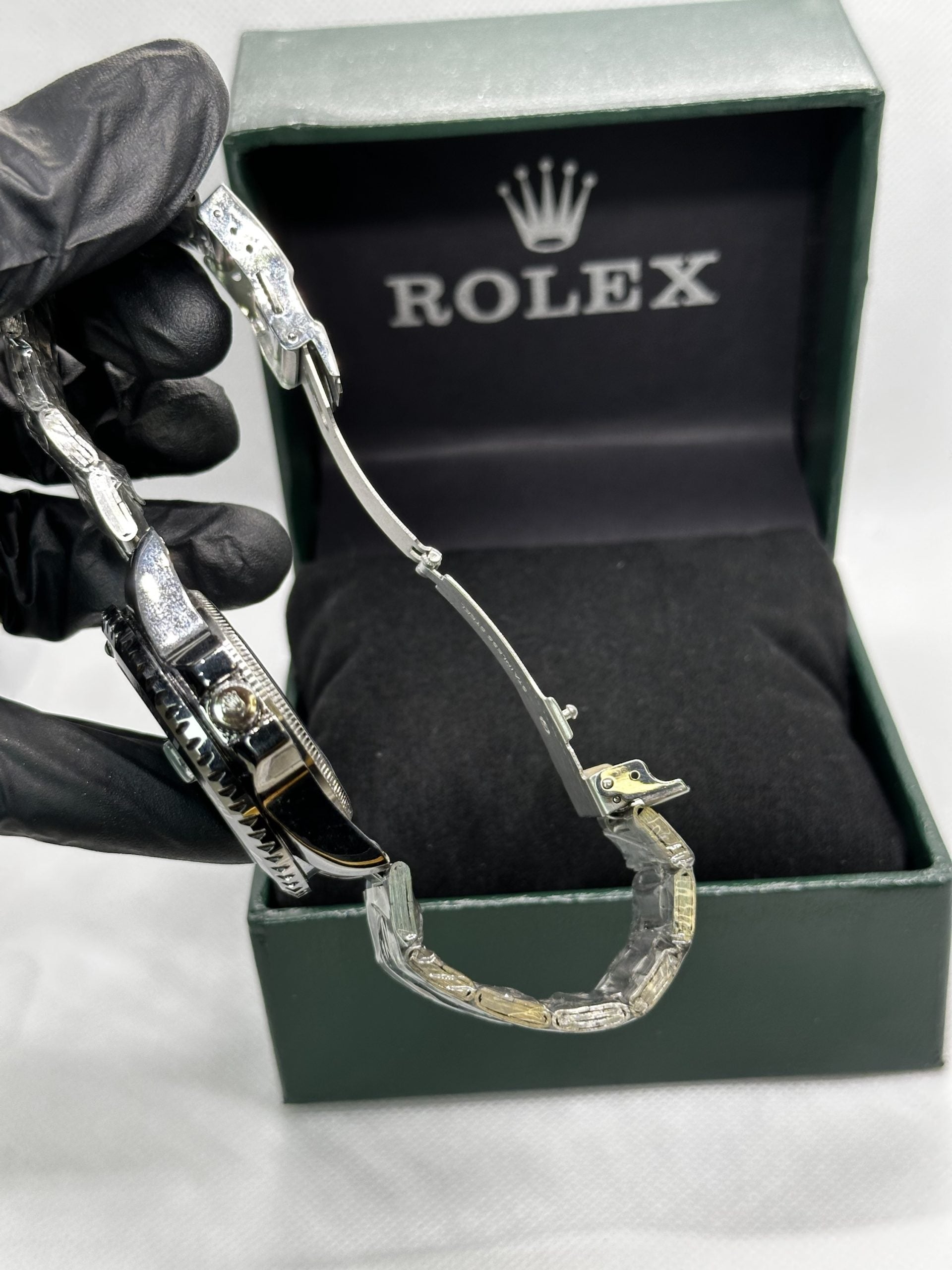 Rollie Submariner Silver Black