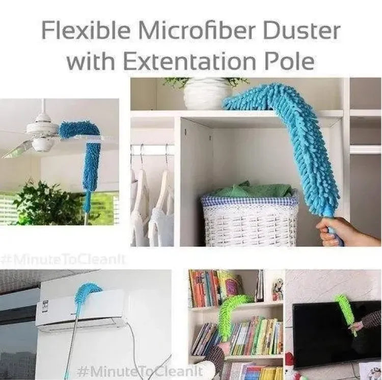 Flexible Micro Fiber Duster For Fan Cleaning Specially( Random Color )