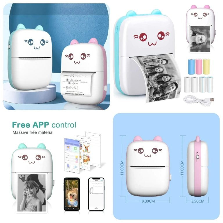 Mini Portable Printer (random Color)